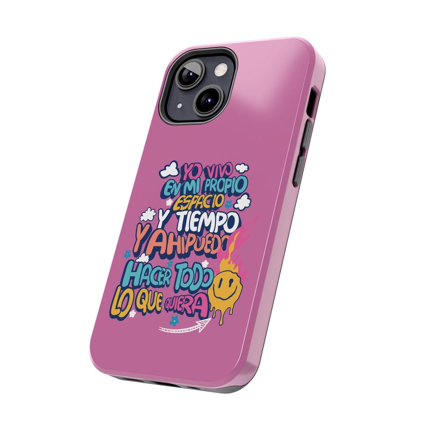 Funda para teléfono "Yo vivo en propio espacio y tiempo"