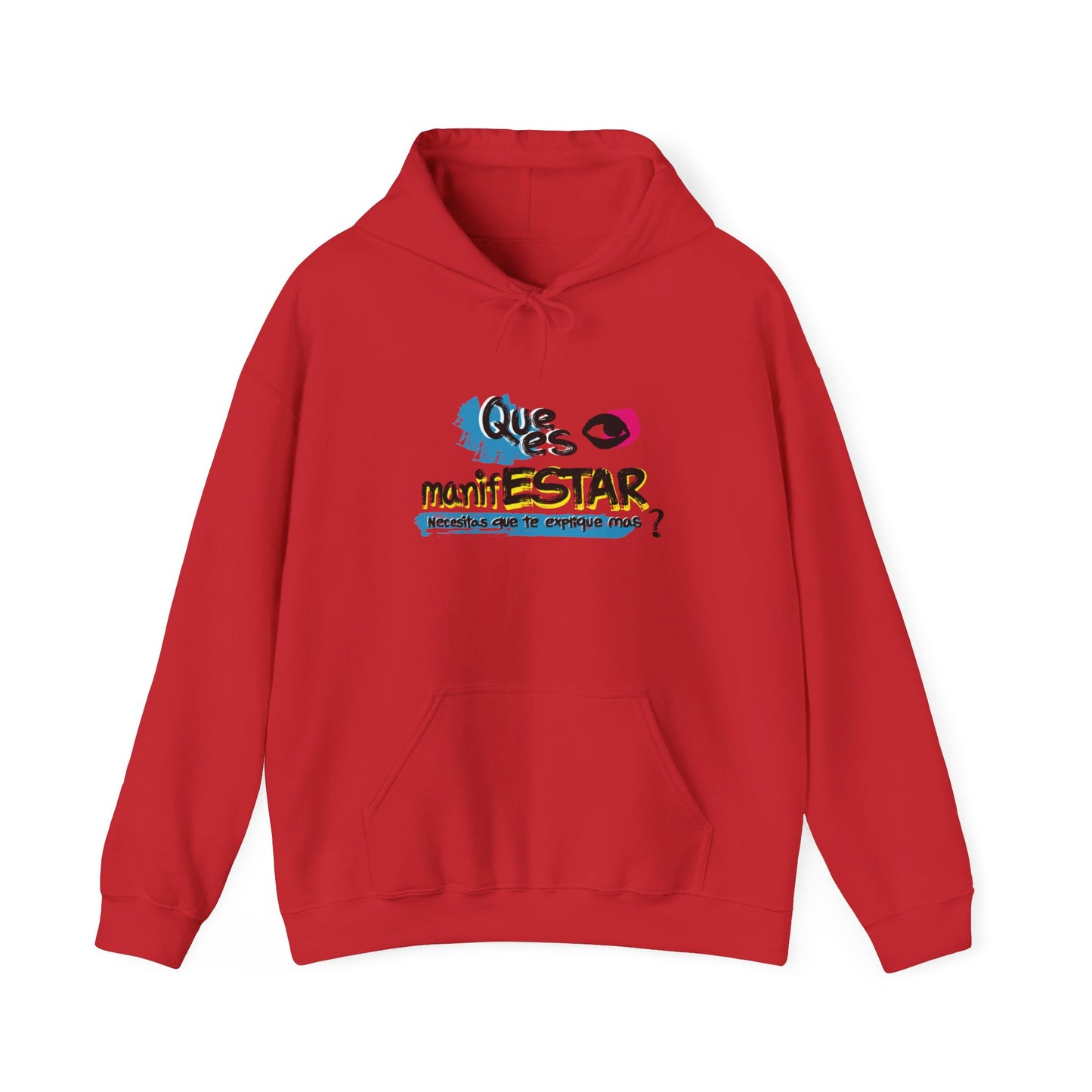 Sudadera con capucha unisex Heavy Blend™ - "¿Qué es manifestar?"