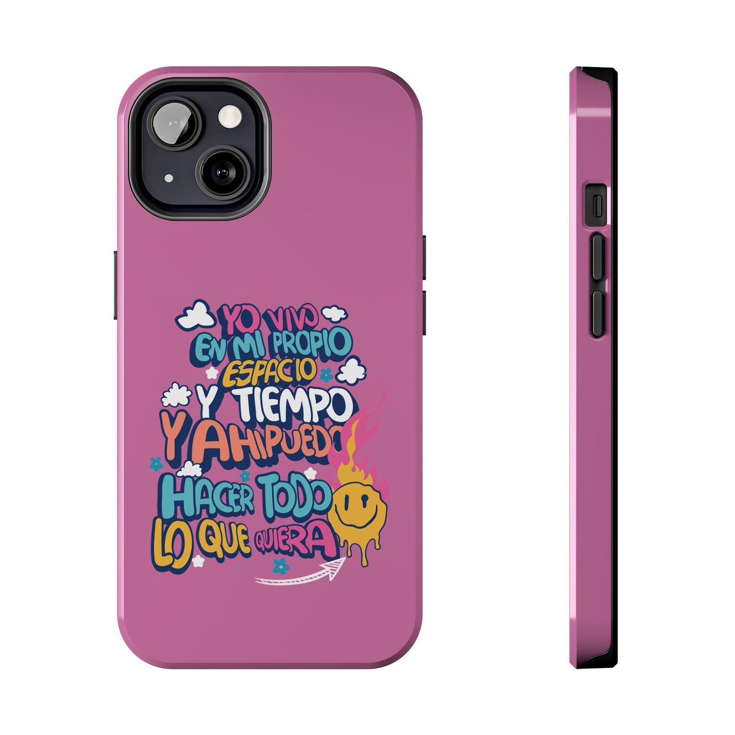 Funda para teléfono "Yo vivo en propio espacio y tiempo"