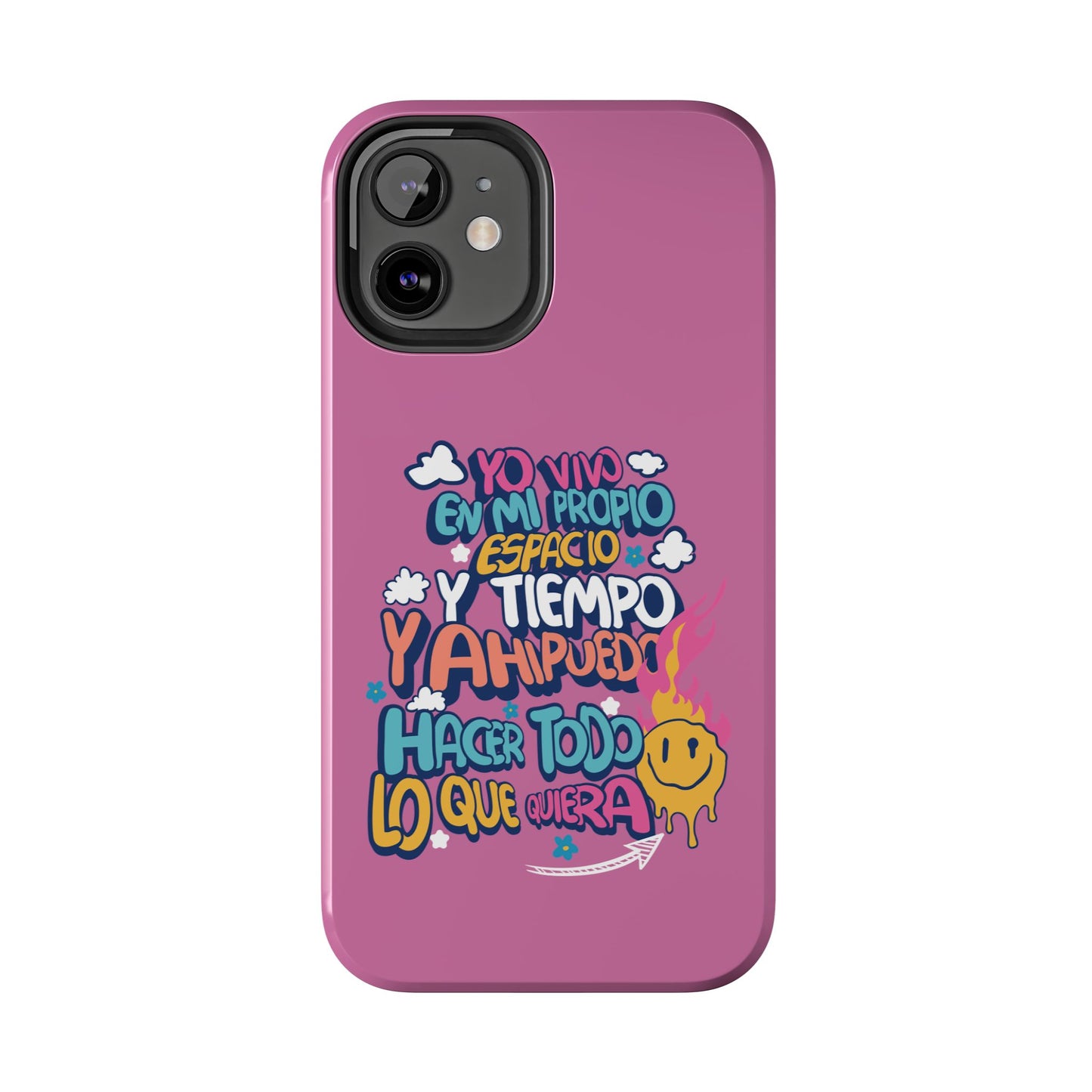 Funda para teléfono "Yo vivo en propio espacio y tiempo"