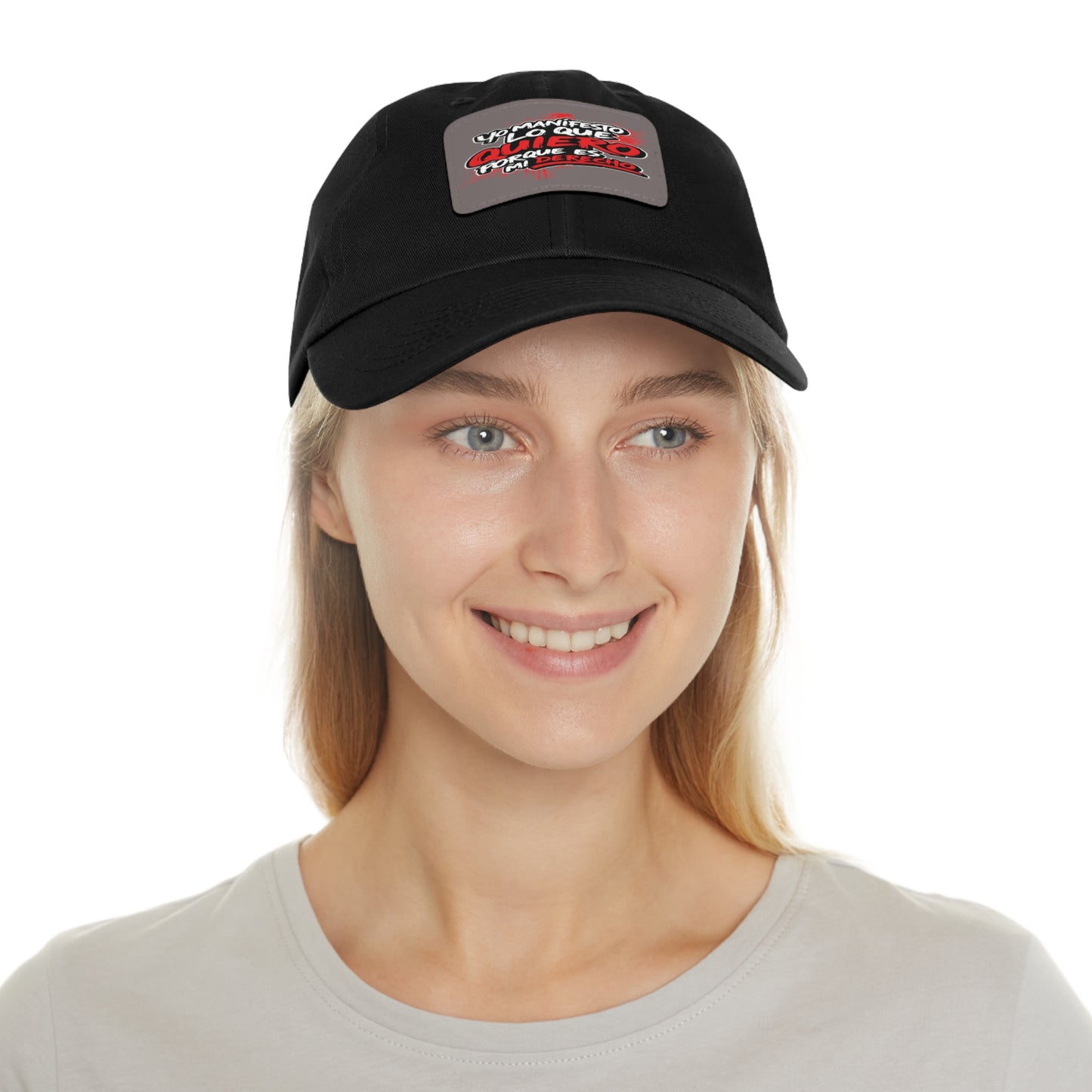 Gorra personalizada "Yo manifiesto lo que quiero"