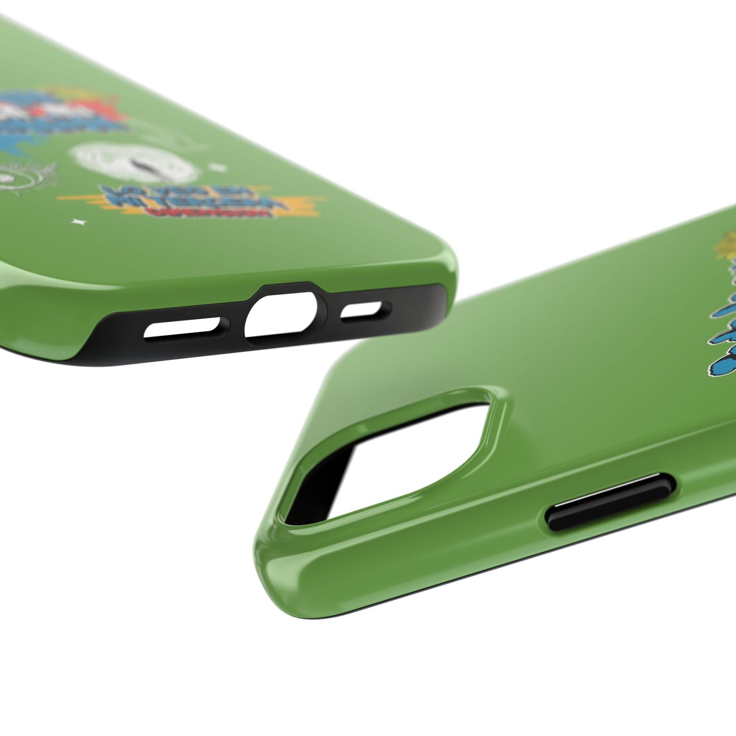 Funda para teléfono "Todo lo que veo en mi imaginación" - Verde
