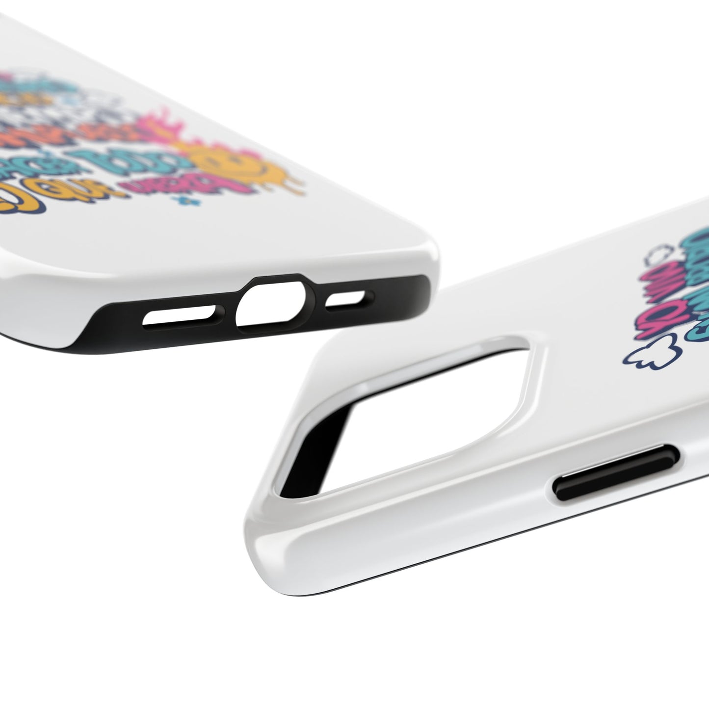 Funda para teléfono "Yo vivo en propio espacio y tiempo" - Blanco