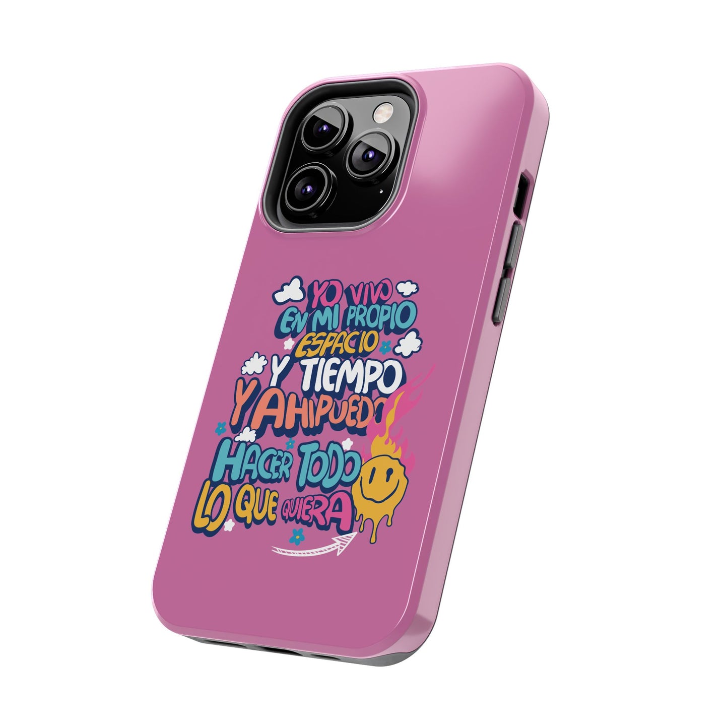 Funda para teléfono "Yo vivo en propio espacio y tiempo"