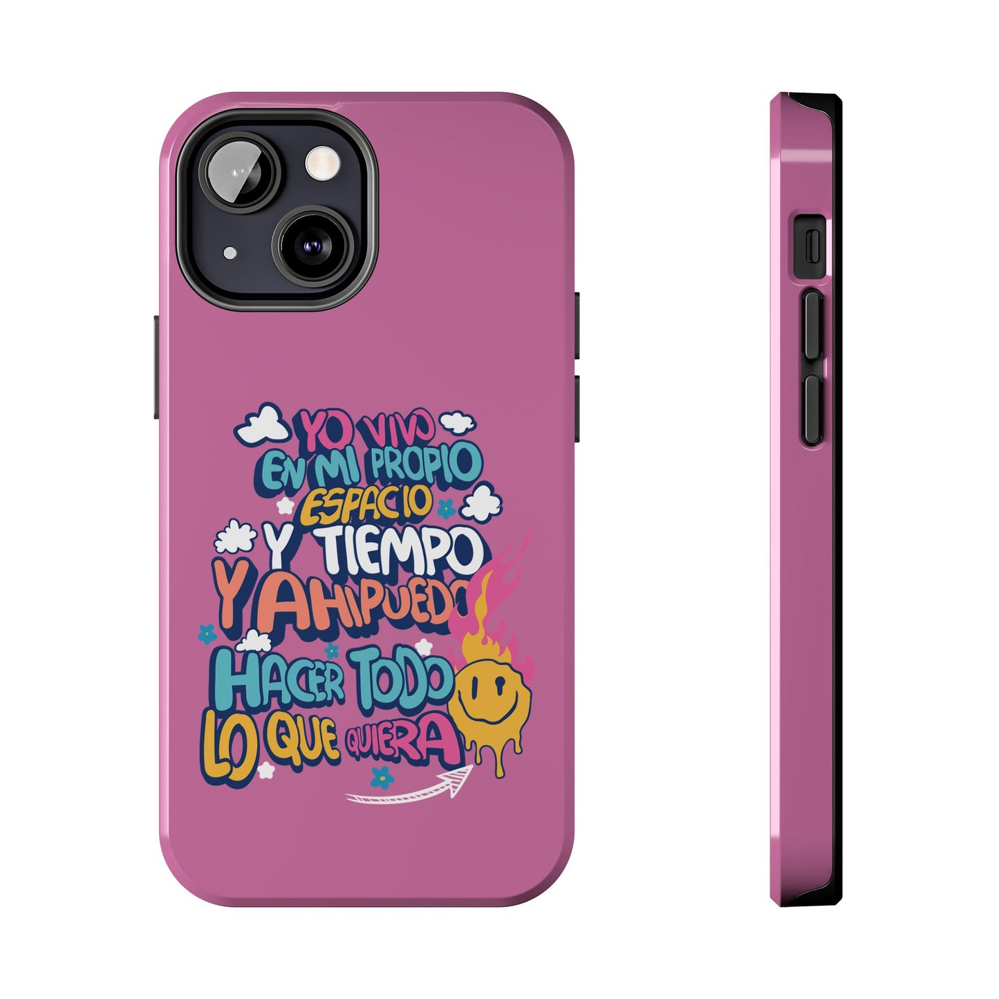 Funda para teléfono "Yo vivo en propio espacio y tiempo"