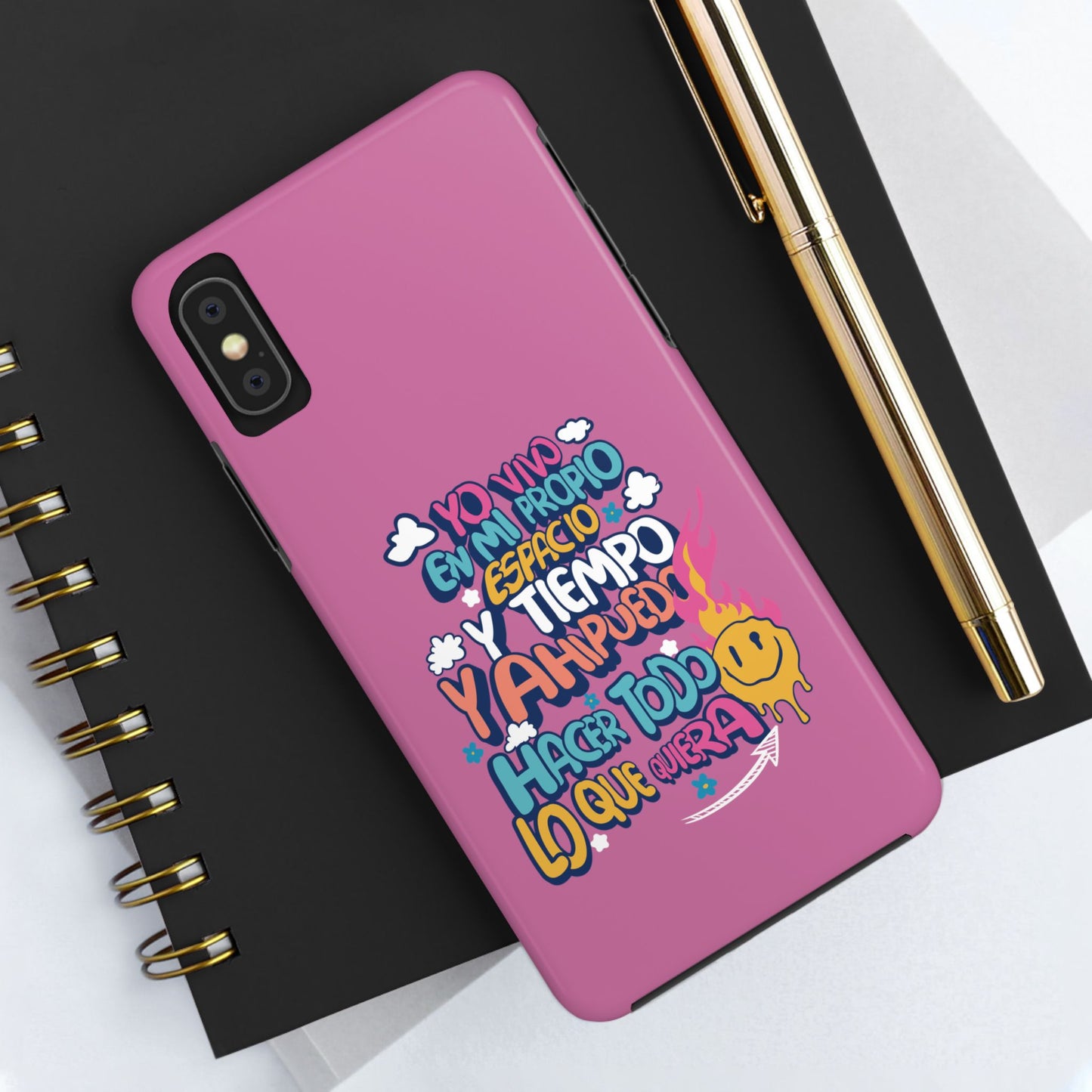 Funda para teléfono "Yo vivo en propio espacio y tiempo"
