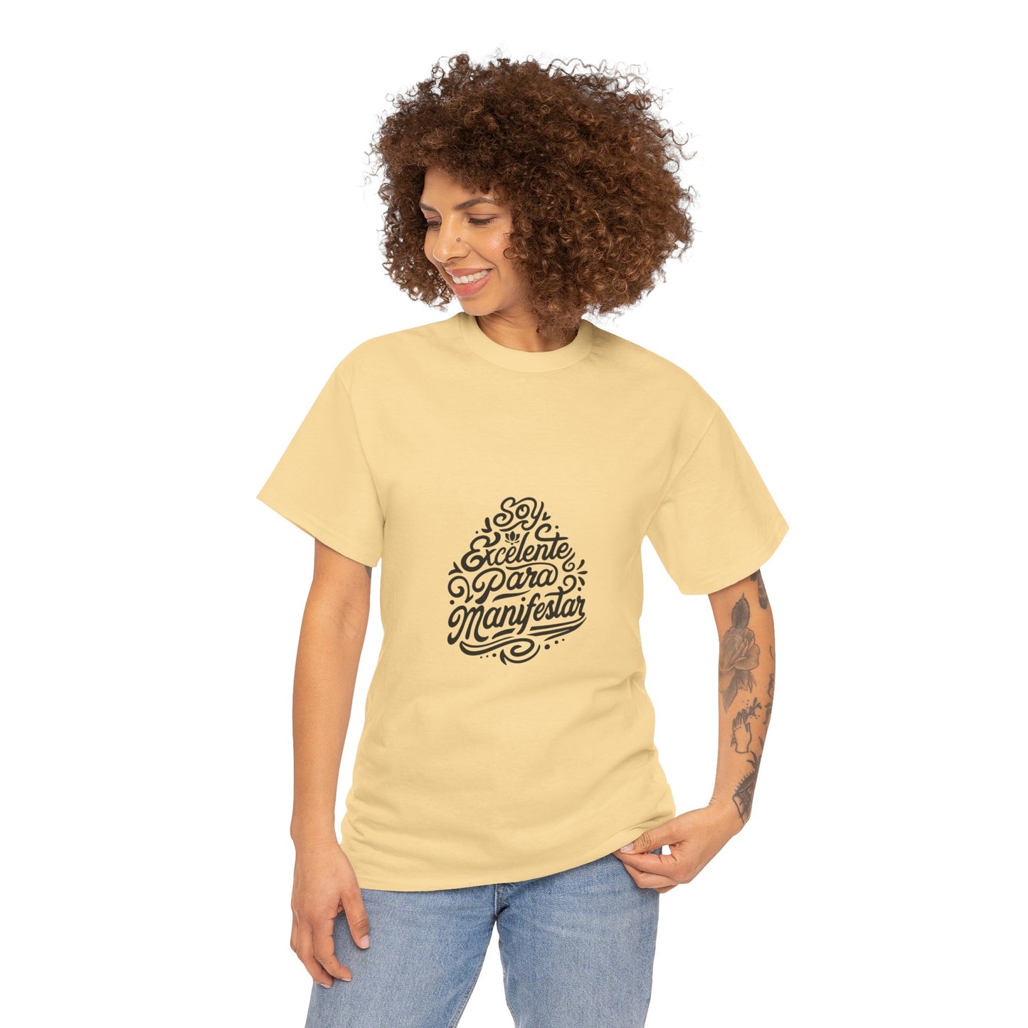 Playera Unisex Heavy Cotton Tee "Nunca dije Manifestar lo que quiero" - Celes Manifestación
