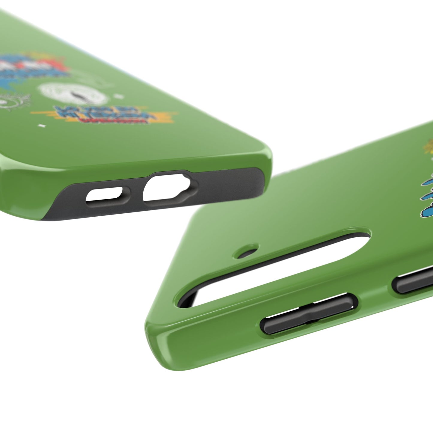 Funda para teléfono "Todo lo que veo en mi imaginación" - Verde