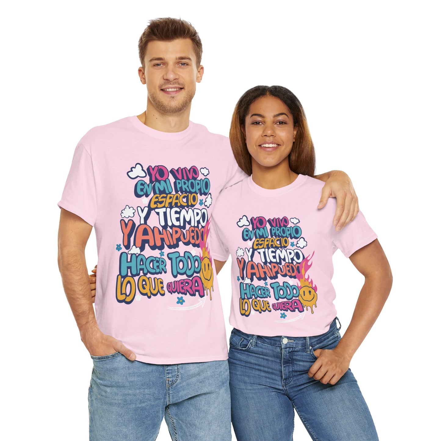 Playera Unisex "Yo vivo en mi propio espacio y tiempo"
