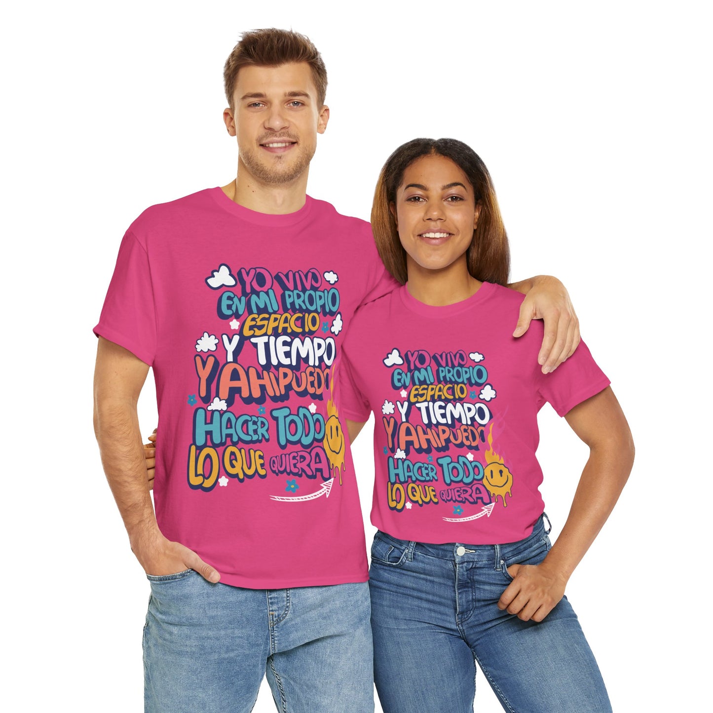 Playera Unisex "Yo vivo en mi propio espacio y tiempo"