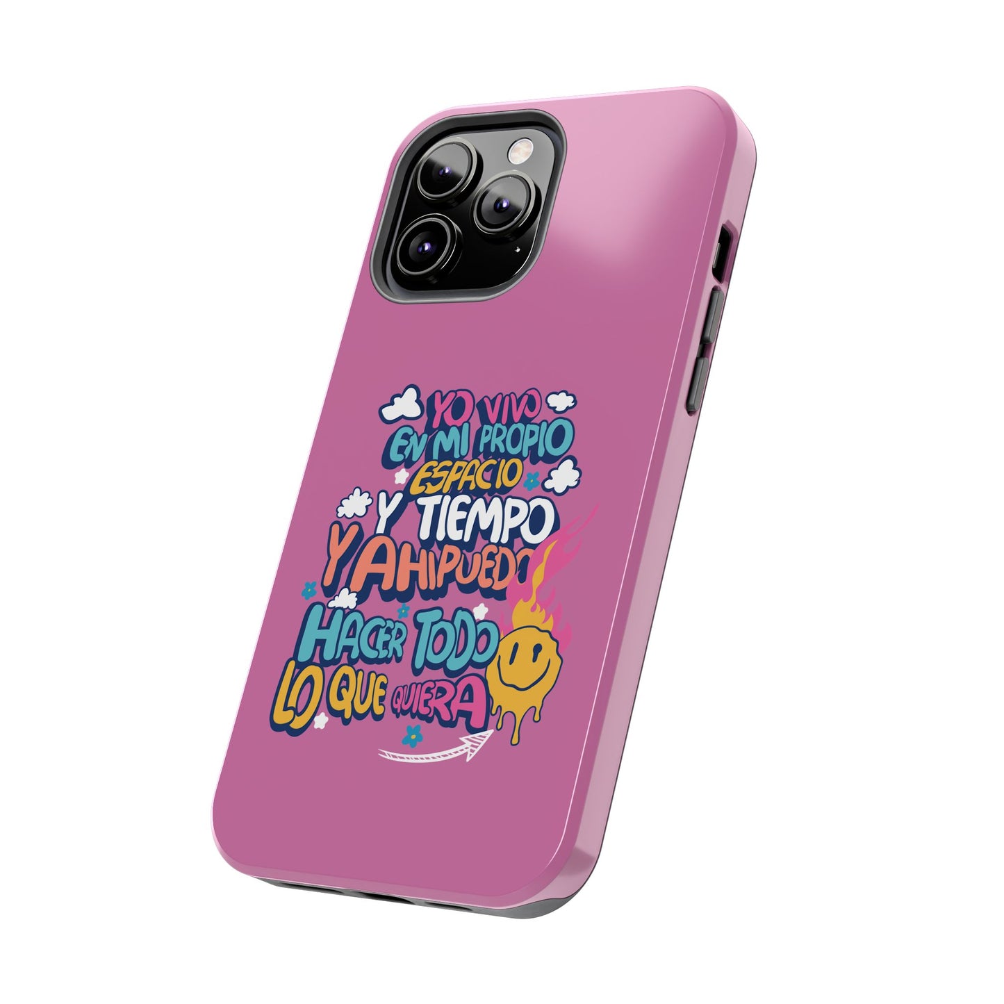 Funda para teléfono "Yo vivo en propio espacio y tiempo"