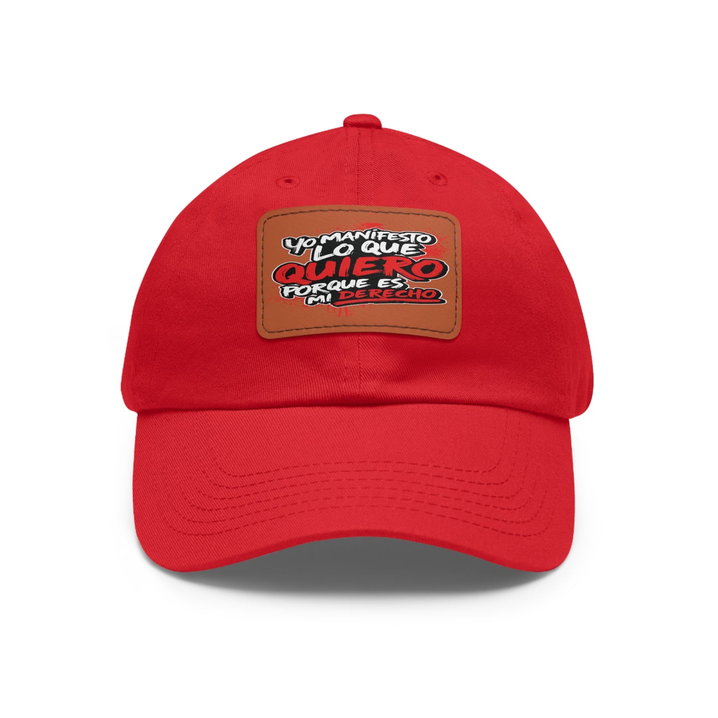 Gorra personalizada "Yo manifiesto lo que quiero"