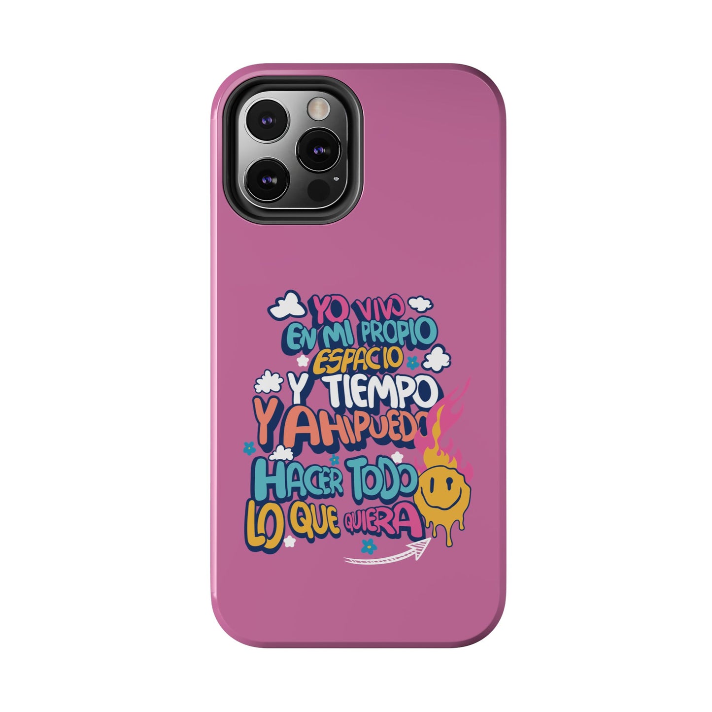 Funda para teléfono "Yo vivo en propio espacio y tiempo"