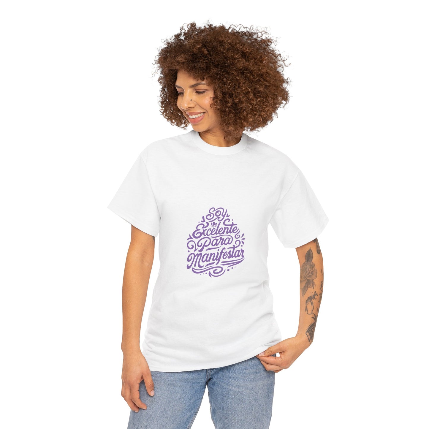 Playera Unisex Heavy Cotton Tee "Nunca dije Manifestar lo que quiero" - Celes Manifestación
