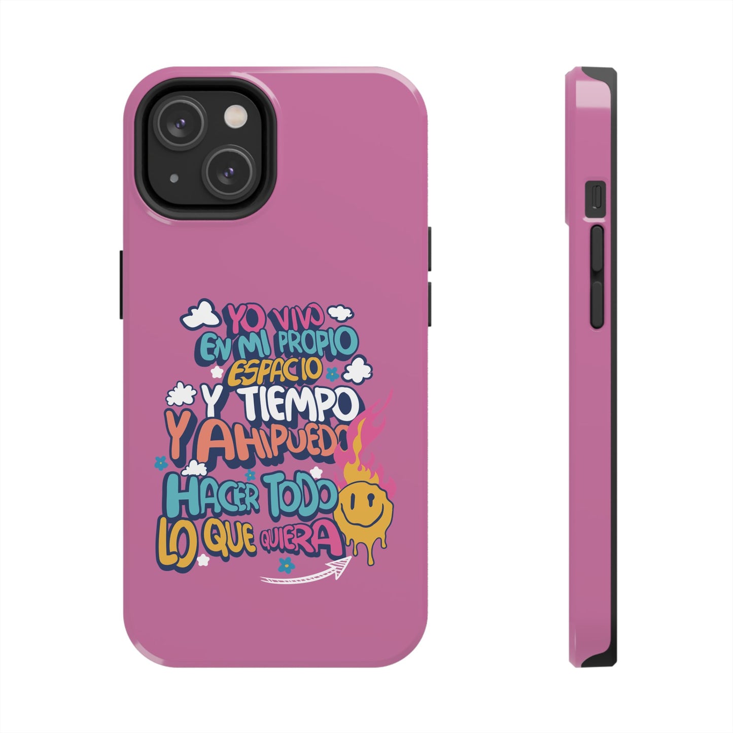 Funda para teléfono "Yo vivo en propio espacio y tiempo"