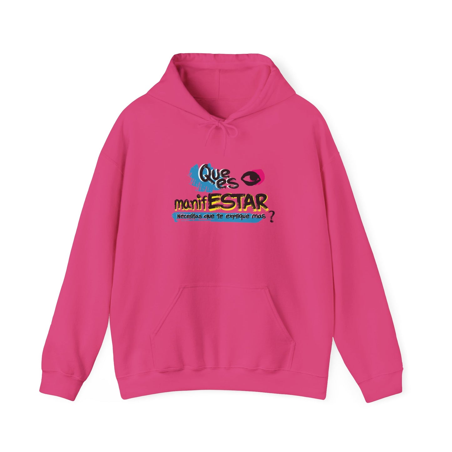 Sudadera con capucha unisex Heavy Blend™ - "¿Qué es manifestar?"
