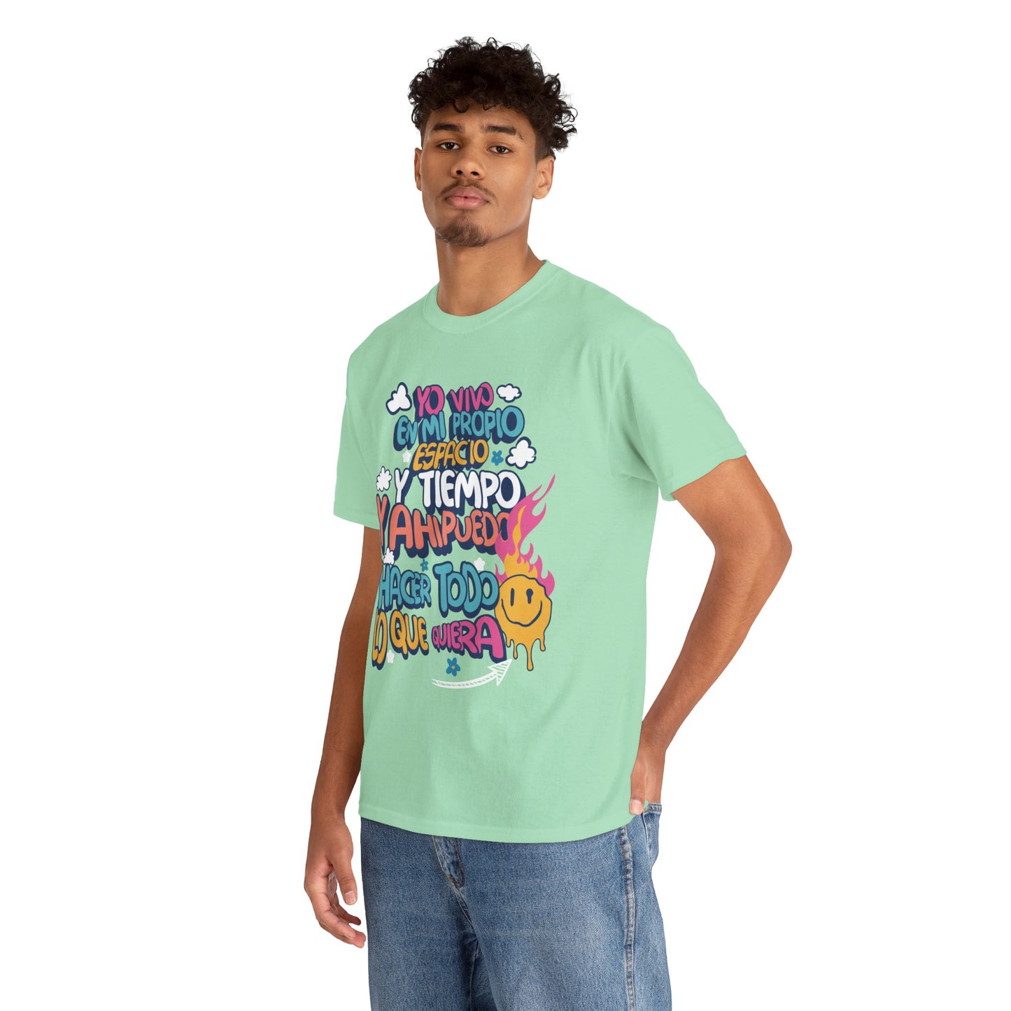 Playera Unisex "Yo vivo en mi propio espacio y tiempo"