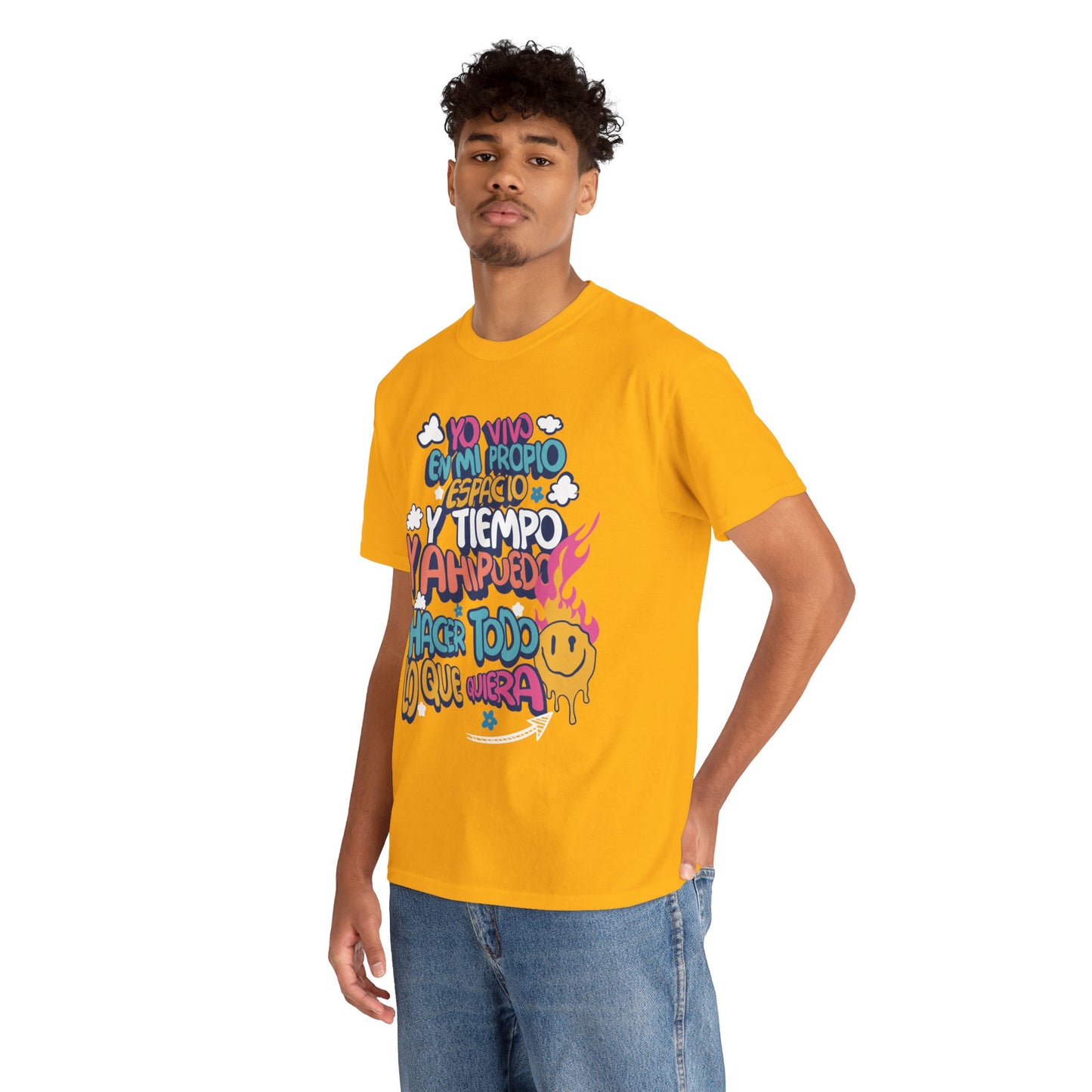Playera Unisex "Yo vivo en mi propio espacio y tiempo"