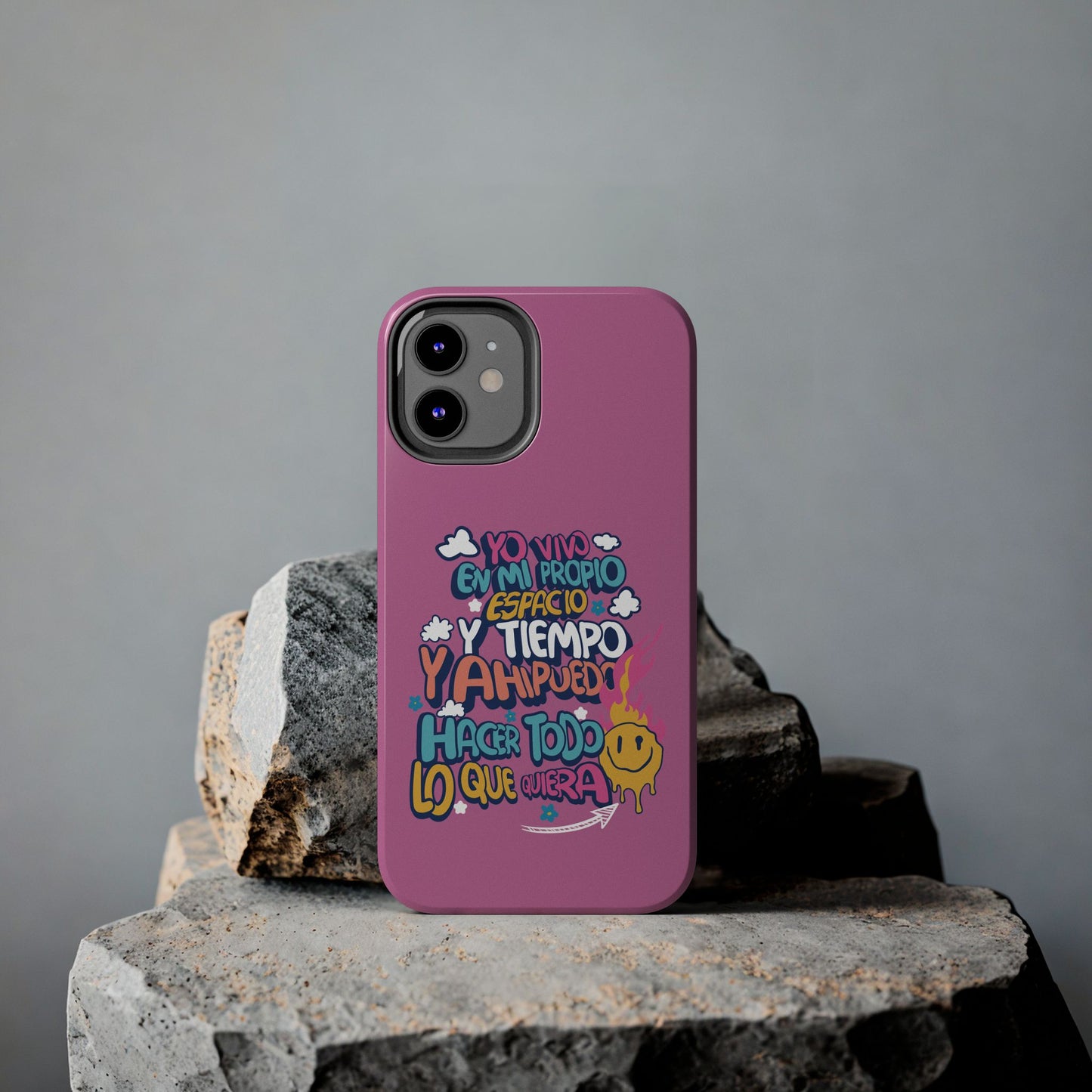 Funda para teléfono "Yo vivo en propio espacio y tiempo"