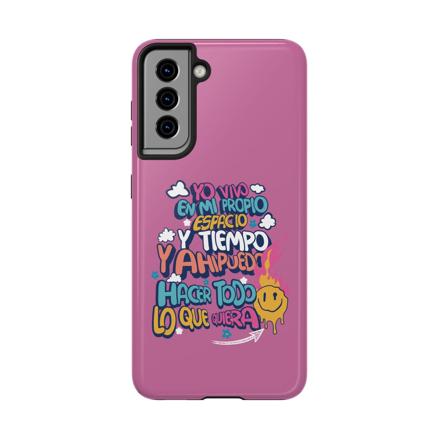 Funda para teléfono "Yo vivo en propio espacio y tiempo"