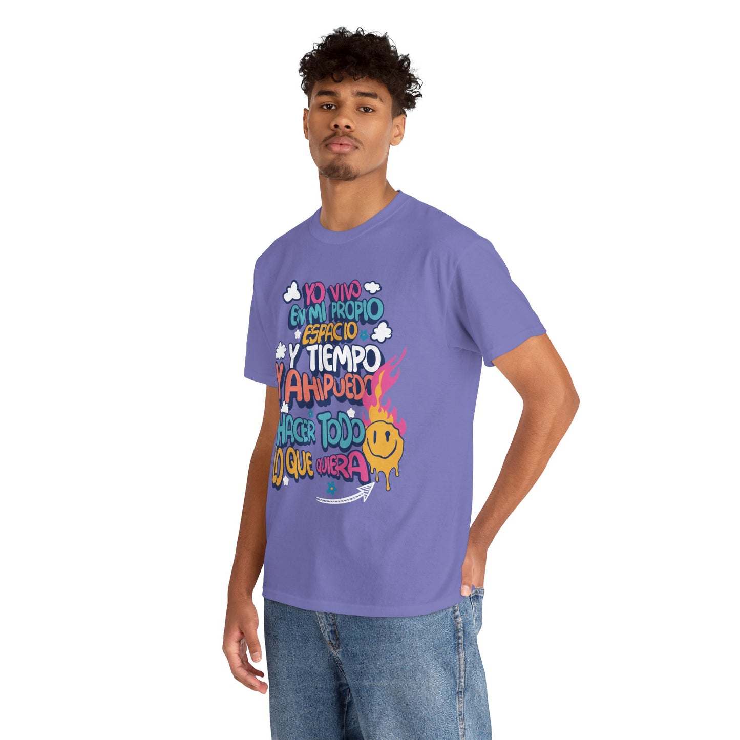 Playera Unisex "Yo vivo en mi propio espacio y tiempo"