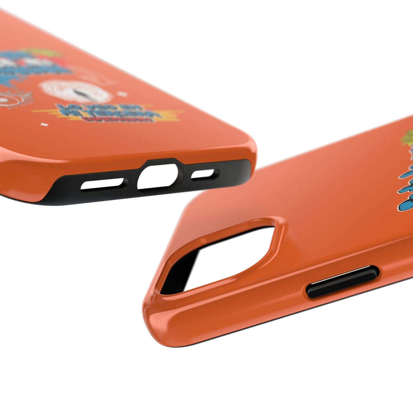 Funda para teléfono "Todo lo que veo en mi imaginación" - Naranja