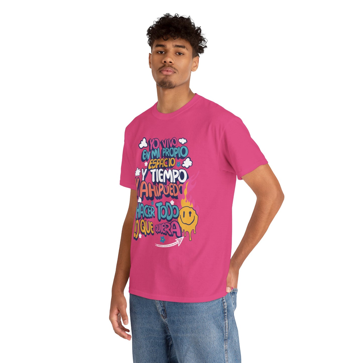 Playera Unisex "Yo vivo en mi propio espacio y tiempo"