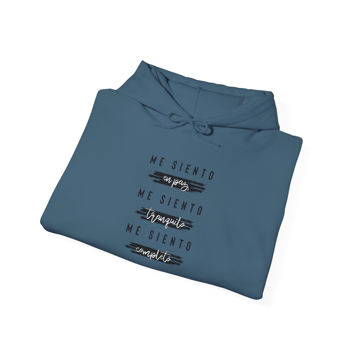 Sudadera con capucha unisex Heavy Blend™ - "Me siento en paz"