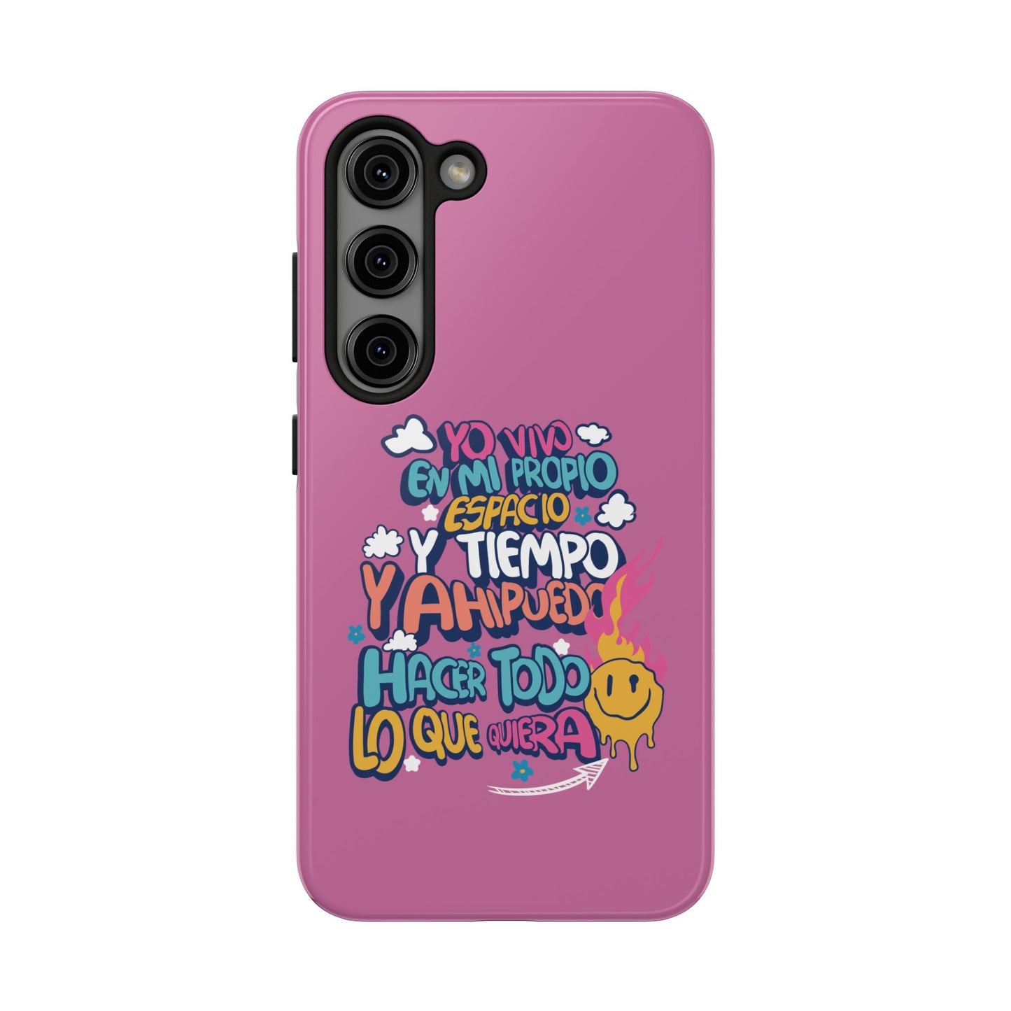 Funda para teléfono "Yo vivo en propio espacio y tiempo"