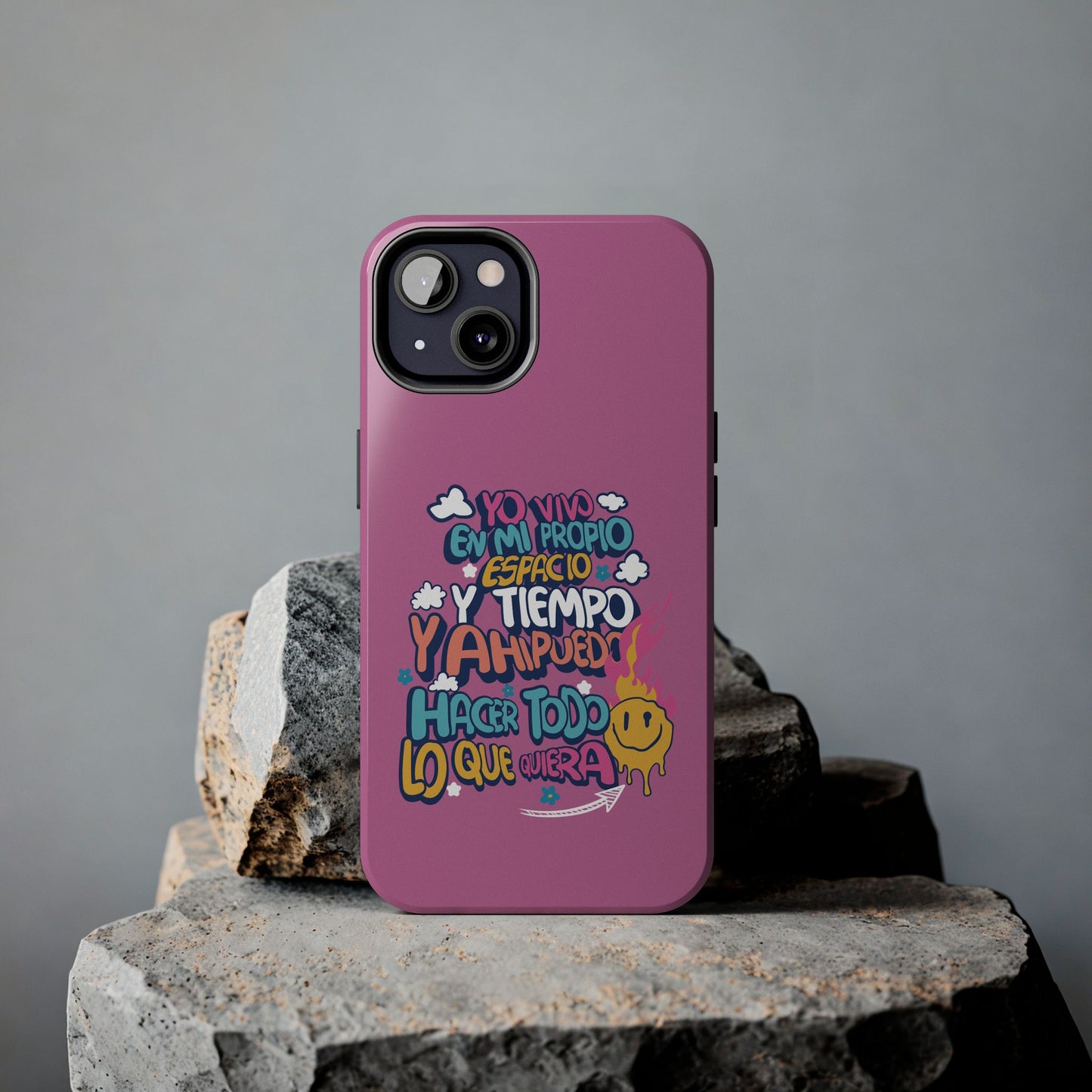Funda para teléfono "Yo vivo en propio espacio y tiempo"
