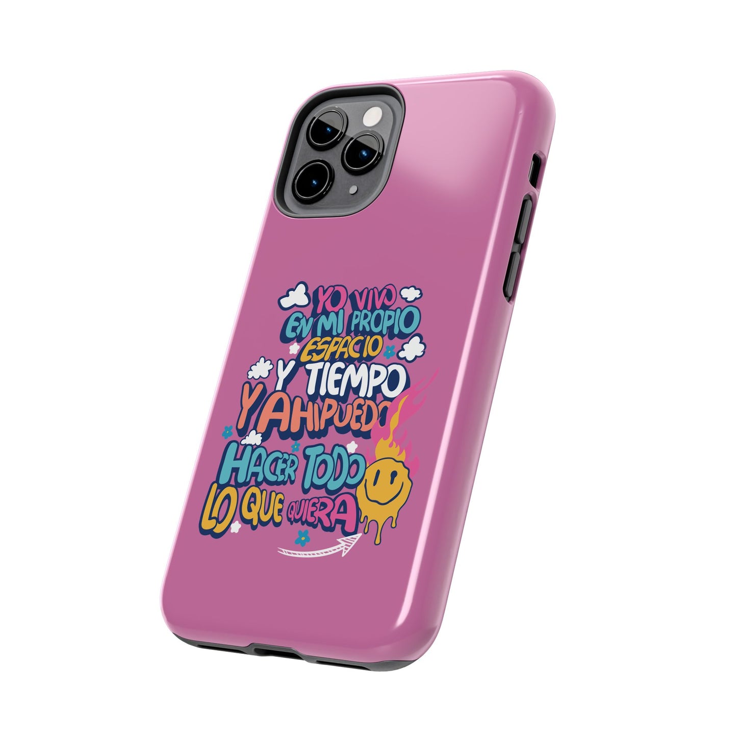 Funda para teléfono "Yo vivo en propio espacio y tiempo"