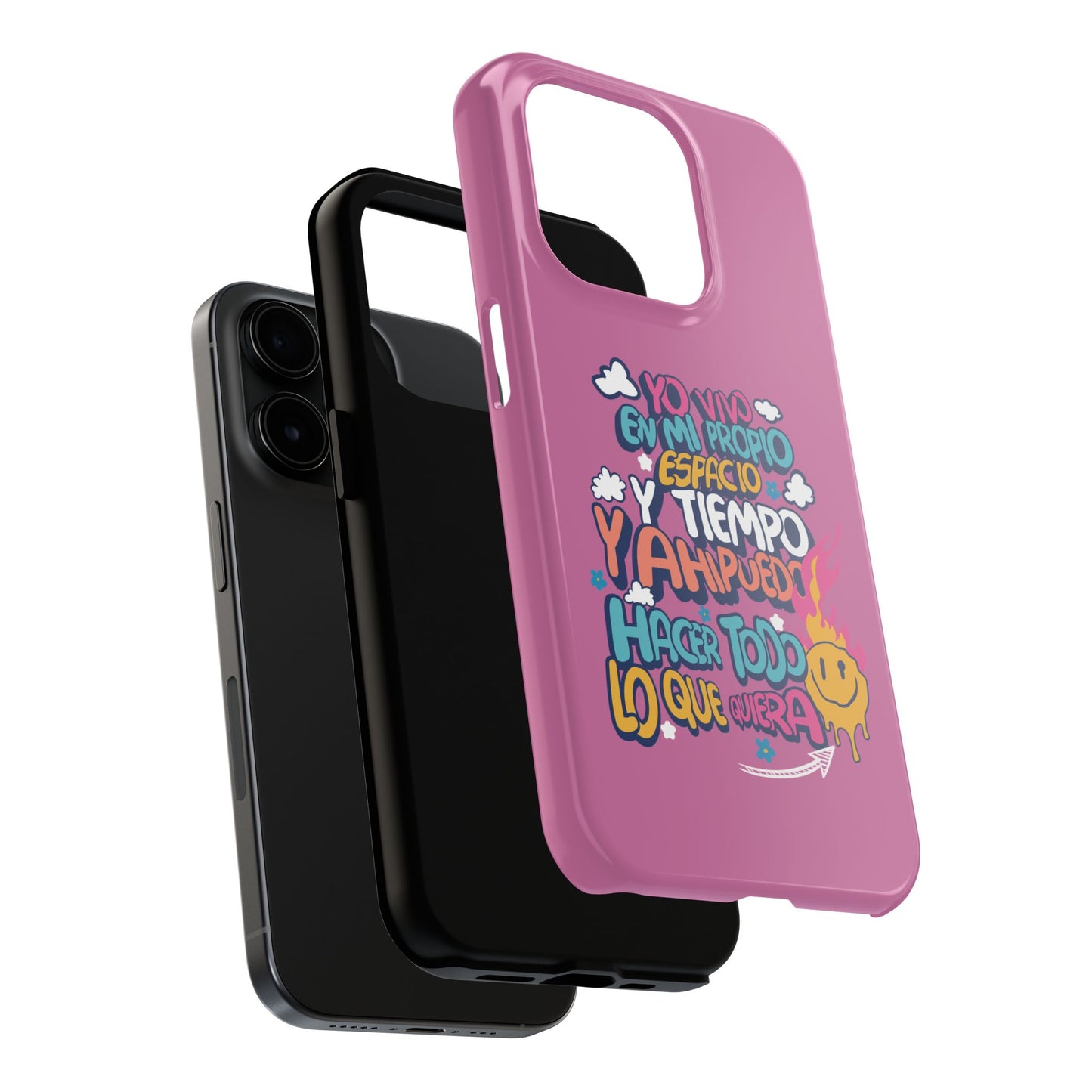 Funda para teléfono "Yo vivo en propio espacio y tiempo"