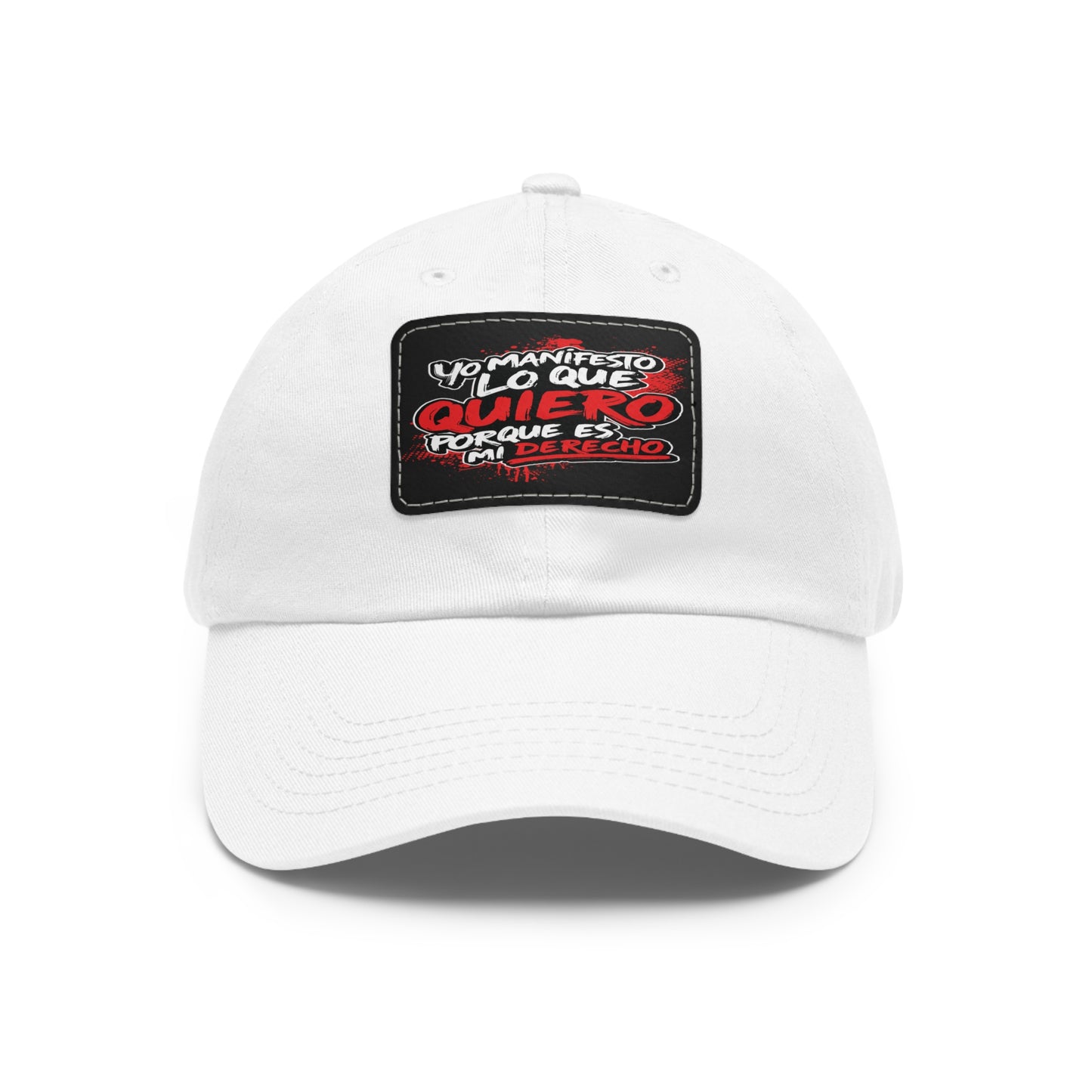 Gorra personalizada "Yo manifiesto lo que quiero"