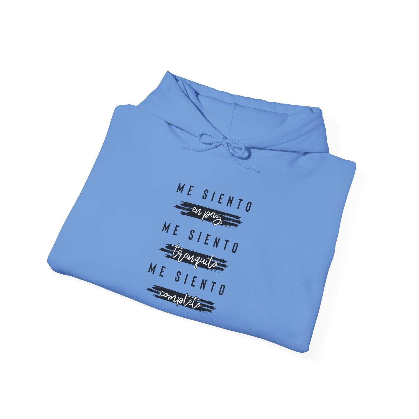 Sudadera con capucha unisex Heavy Blend™ - "Me siento en paz"