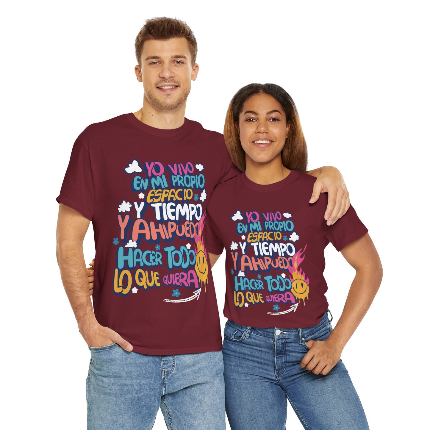 Playera Unisex "Yo vivo en mi propio espacio y tiempo"