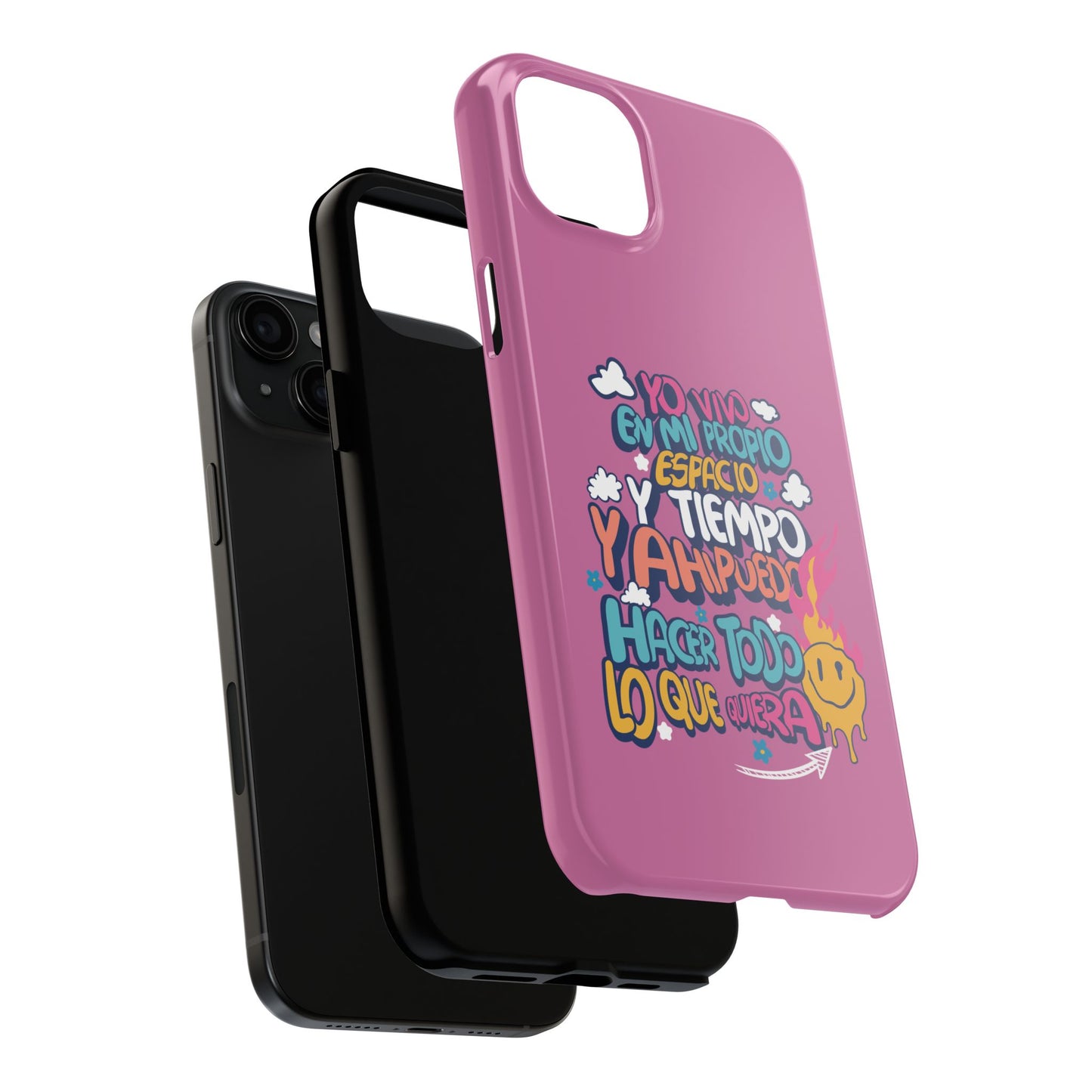 Funda para teléfono "Yo vivo en propio espacio y tiempo"