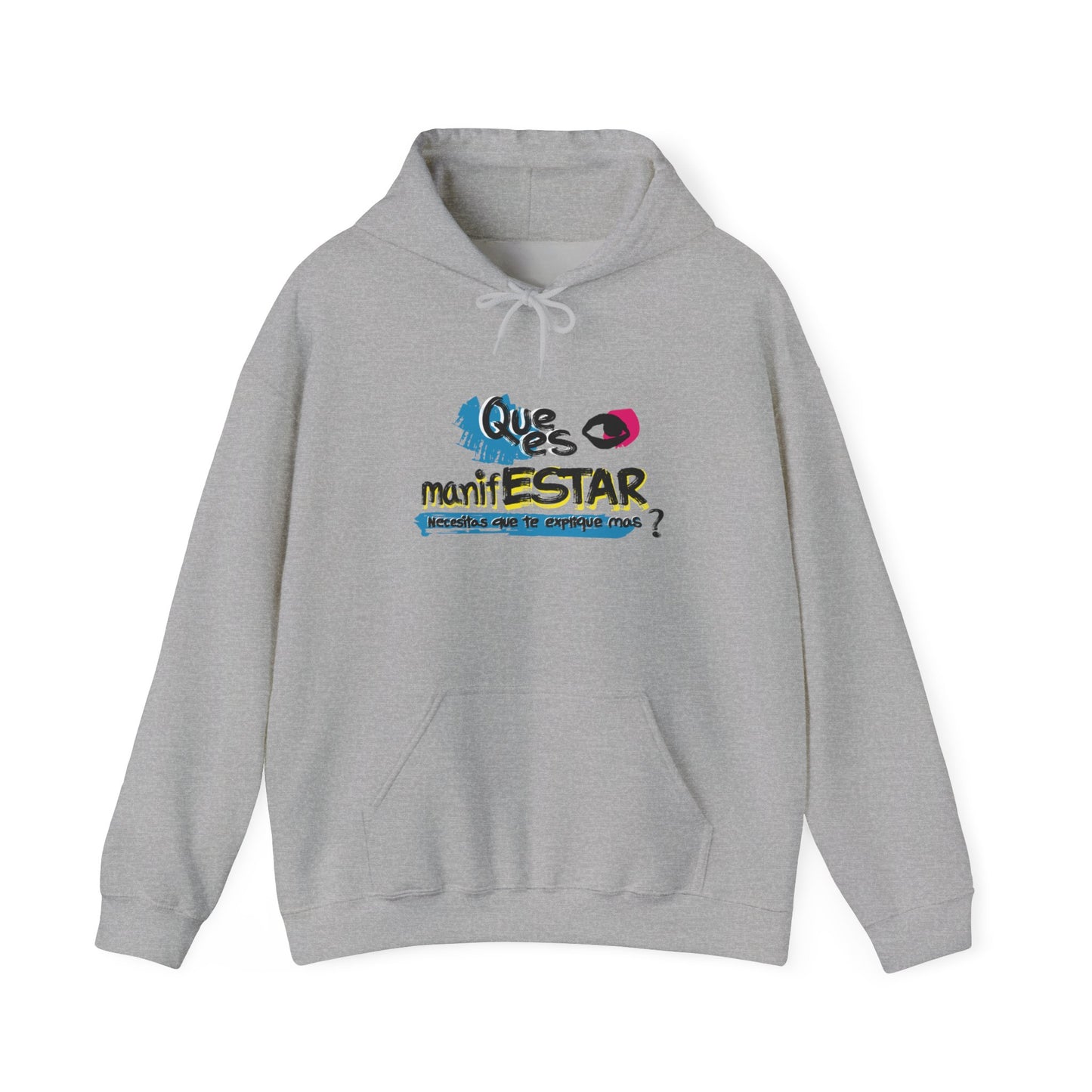 Sudadera con capucha unisex Heavy Blend™ - "¿Qué es manifestar?"
