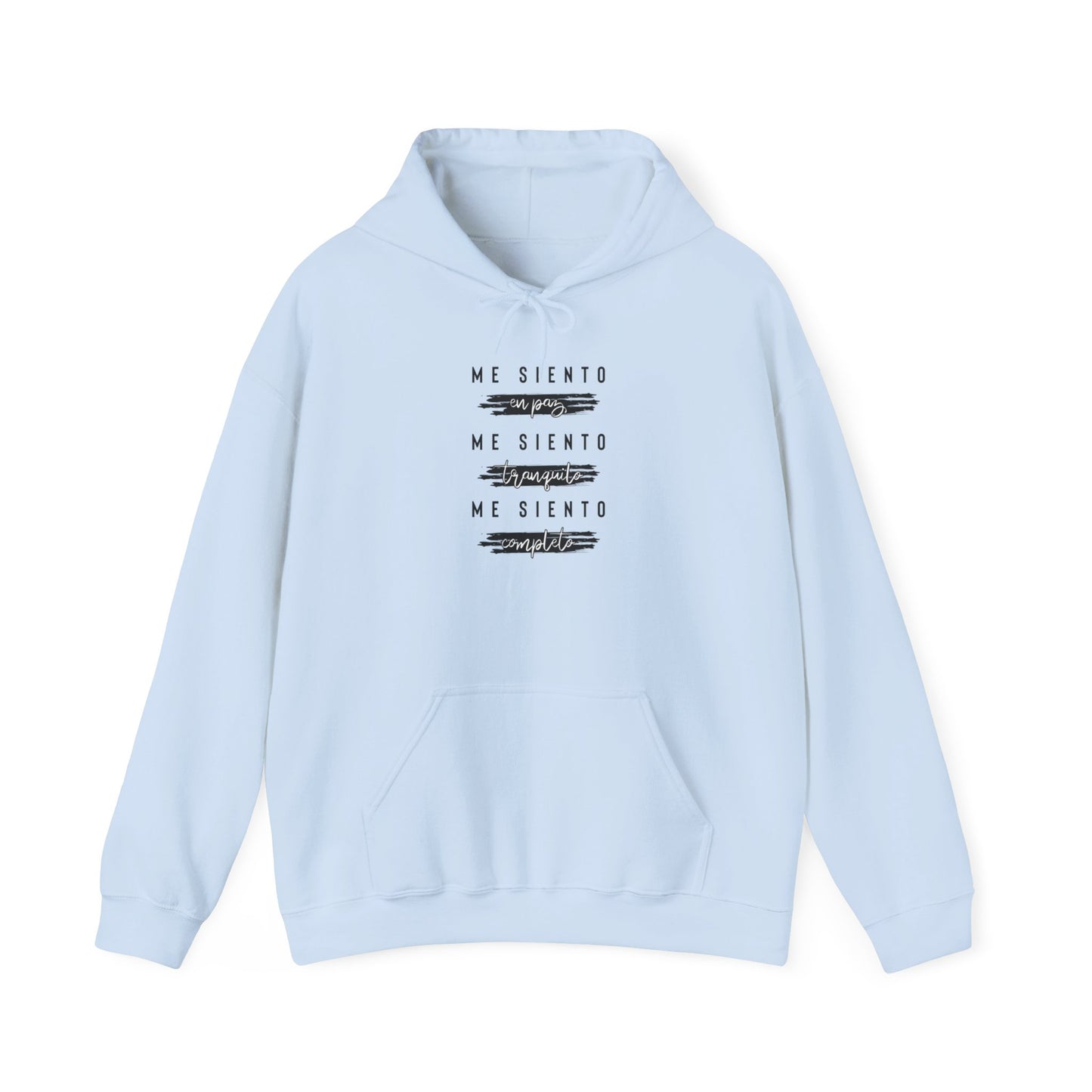 Sudadera con capucha unisex Heavy Blend™ - "Me siento en paz"