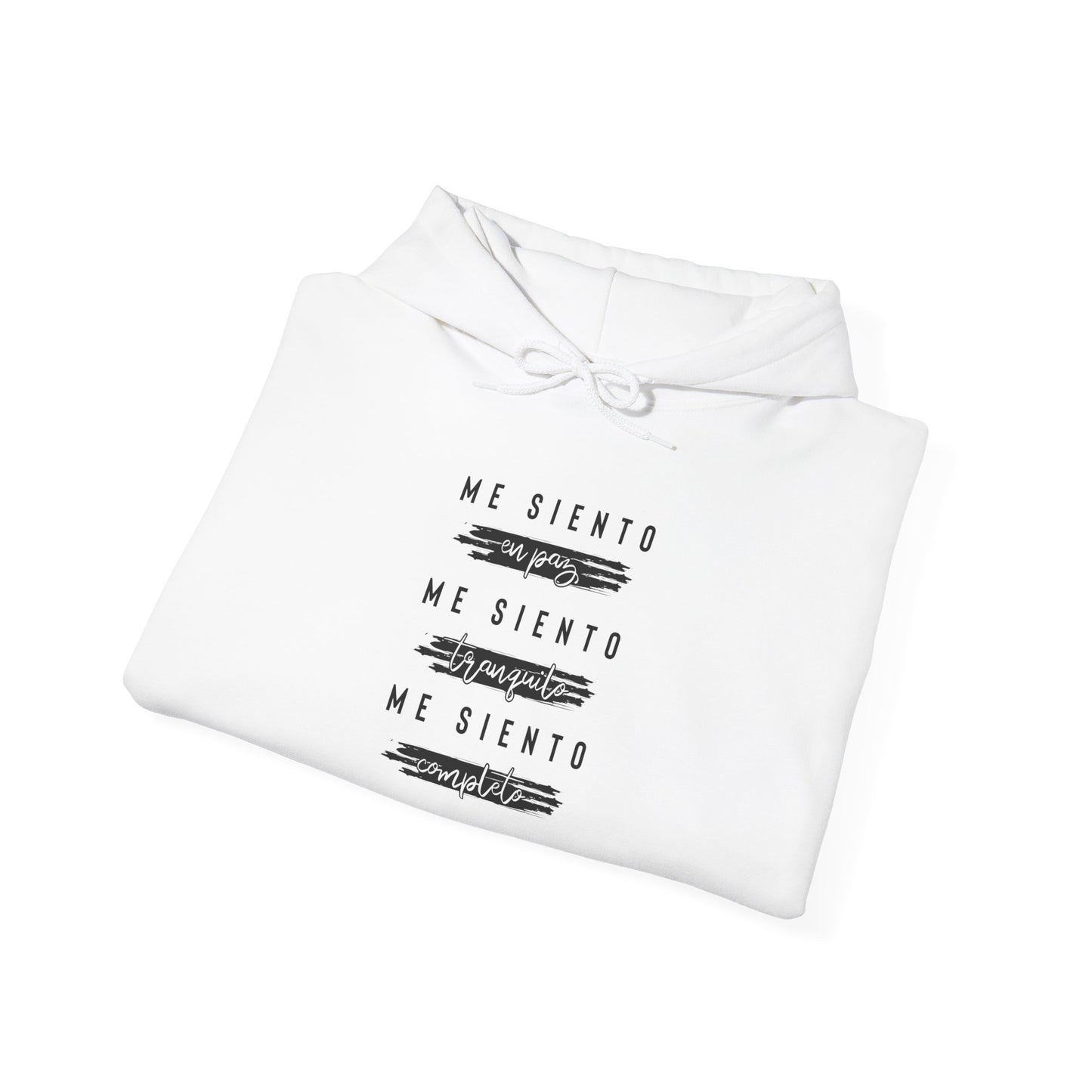 Sudadera con capucha unisex Heavy Blend™ - "Me siento en paz"