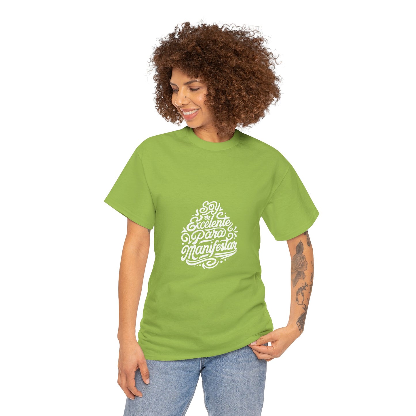 Playera Unisex Heavy Cotton Tee "Nunca dije Manifestar lo que quiero" - Celes Manifestación