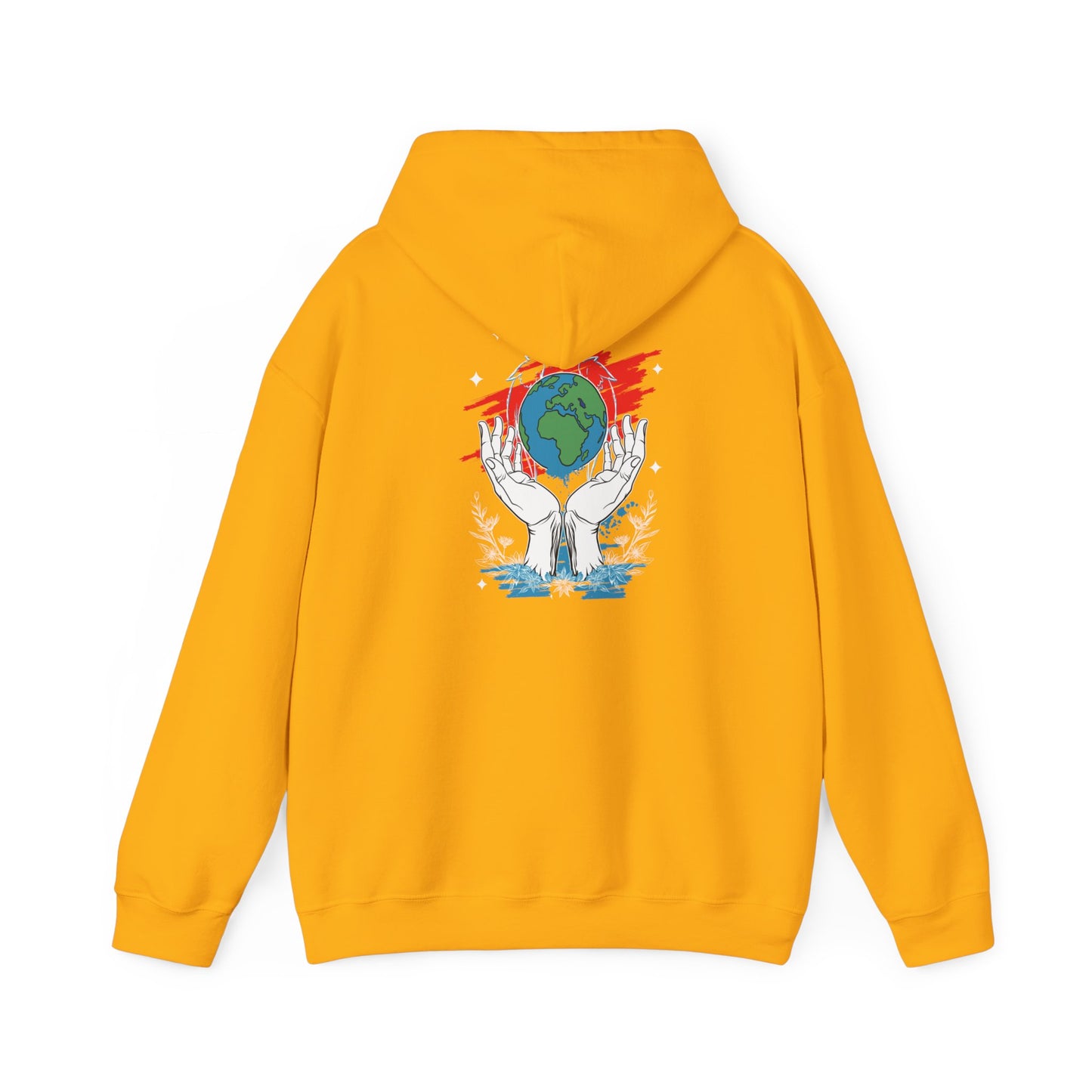 Sudadera con capucha unisex Heavy Blend™ "Todo lo que veo en mi imaginación" - Celes Manifestación