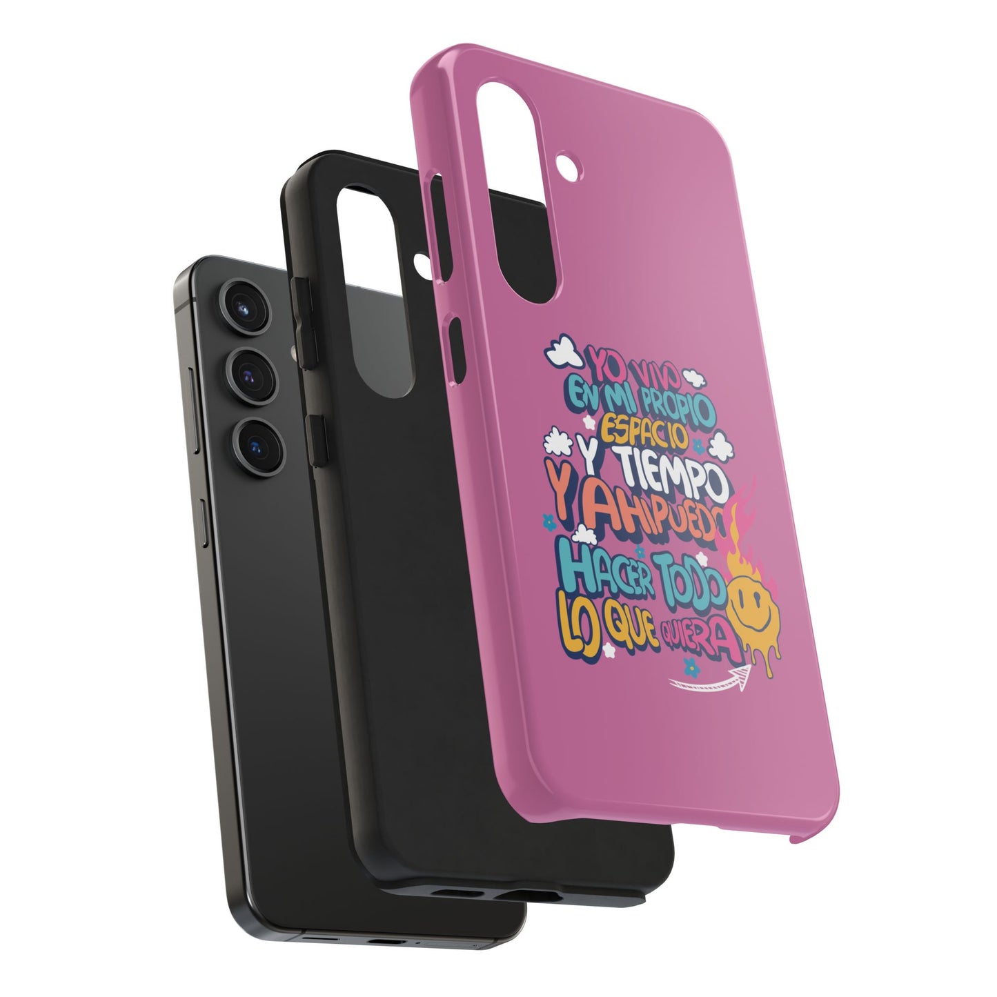 Funda para teléfono "Yo vivo en propio espacio y tiempo"
