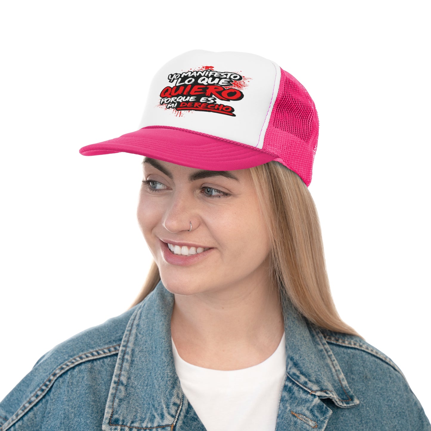 Gorras "Yo manifiesto lo que quiero"