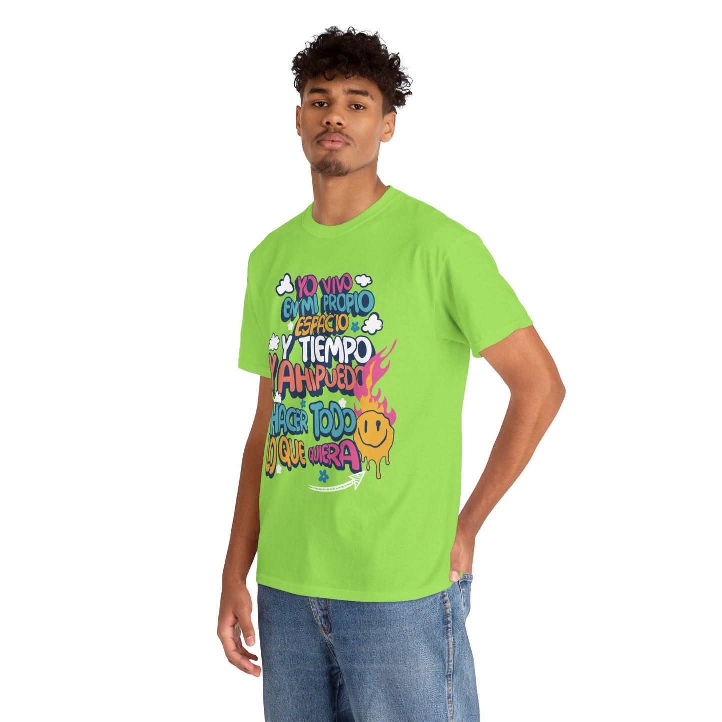 Playera Unisex "Yo vivo en mi propio espacio y tiempo"