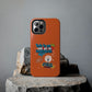 Funda para teléfono "Todo lo que veo en mi imaginación" - Naranja
