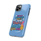 Funda para teléfono "Yo vivo en propio espacio y tiempo" - Celeste