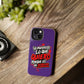 Funda para teléfono "Yo manifiesto lo que quiero" - Violeta