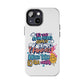 Funda para teléfono "Yo vivo en propio espacio y tiempo" - Blanco