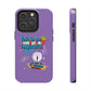 Funda para teléfono "Todo lo que veo en mi imaginación" - Lila