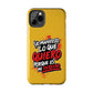 Funda para teléfono "Yo manifiesto lo que quiero" - Amarillo